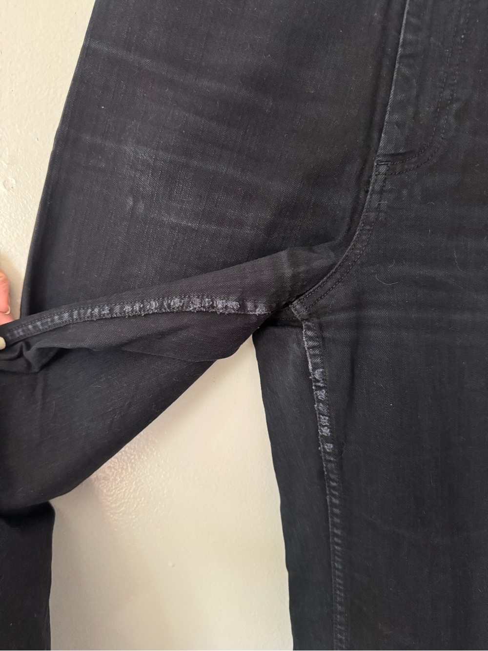 Creatures of Comfort Black Denim Maison Jean. - Picture 3 of 4